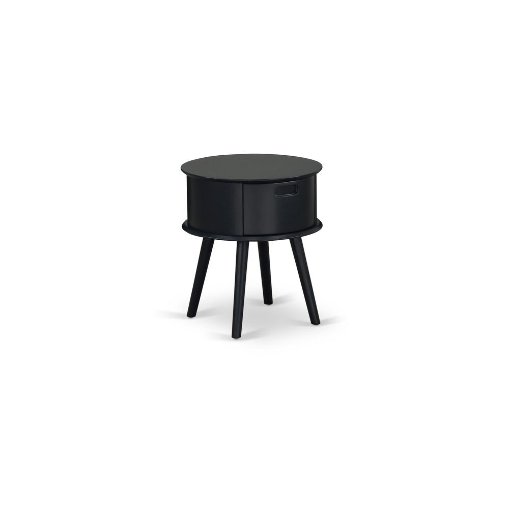  Night Stand Navy Blue GONE15 By East West Furniture 