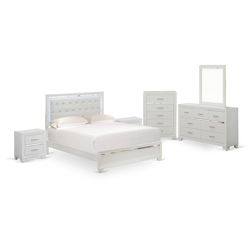  Pandora 6-Piece Bedroom Set By East West Furniture 