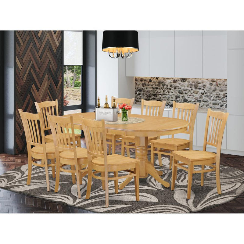 9 Pc Table Set - Table And 8 Dining Chairs By East West Furniture | Dining Sets | Modishstore