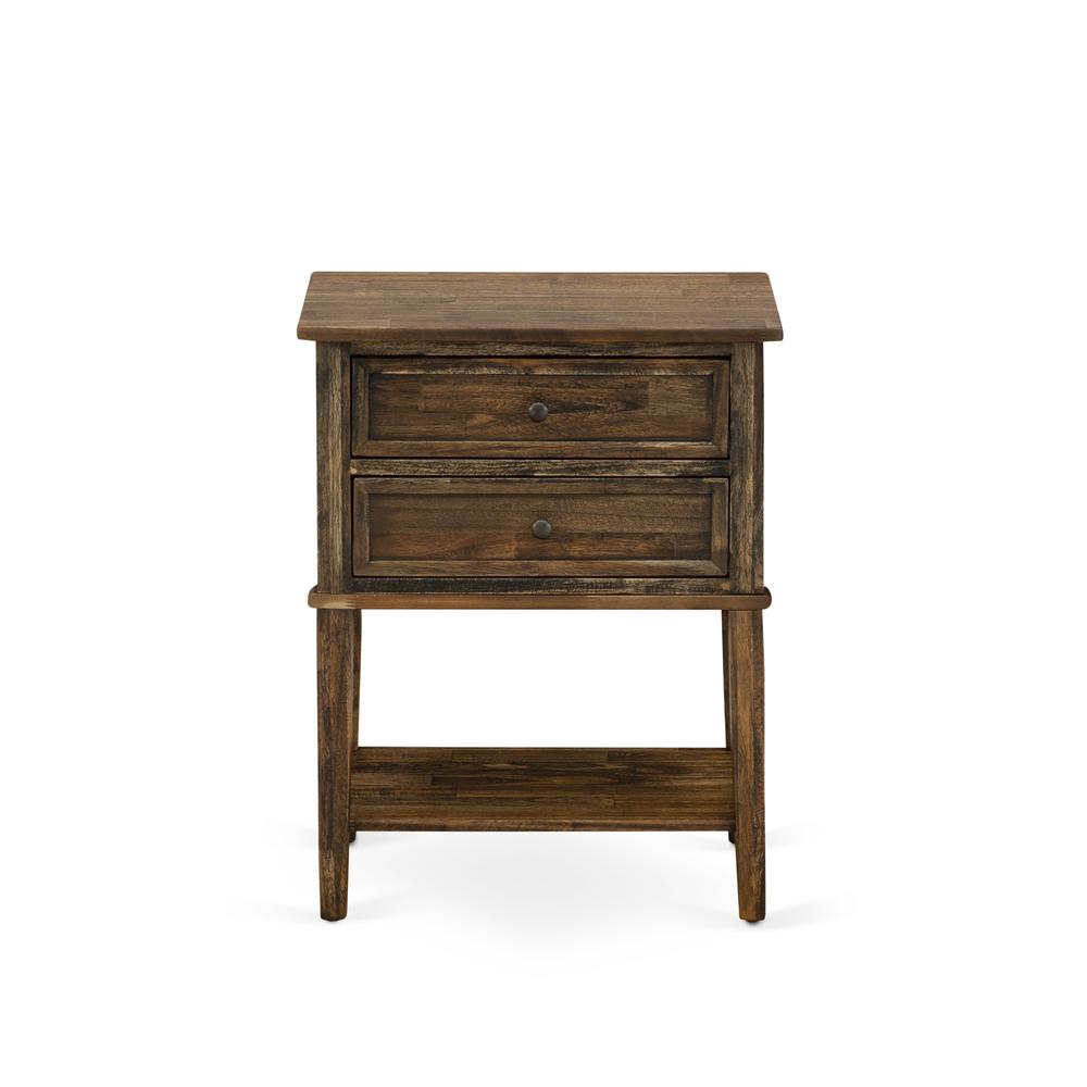  Wood Side Table By East West Furniture 