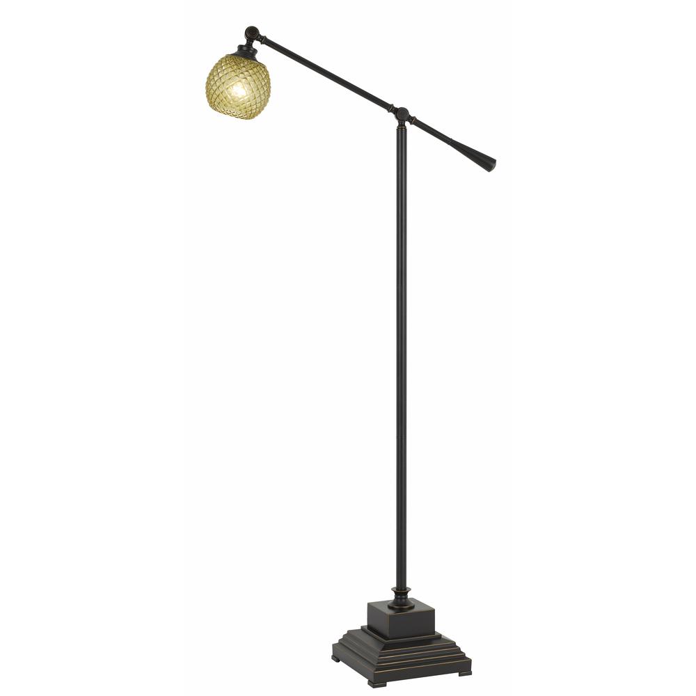  62" Height Balance Arm Metal Floor Lamp In Dark Bronze Finish By Cal Lighting 