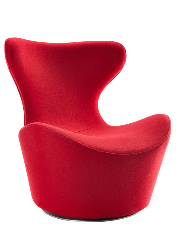  31' Red Fabric Polyester and Wood Accent Chair By Homeroots 