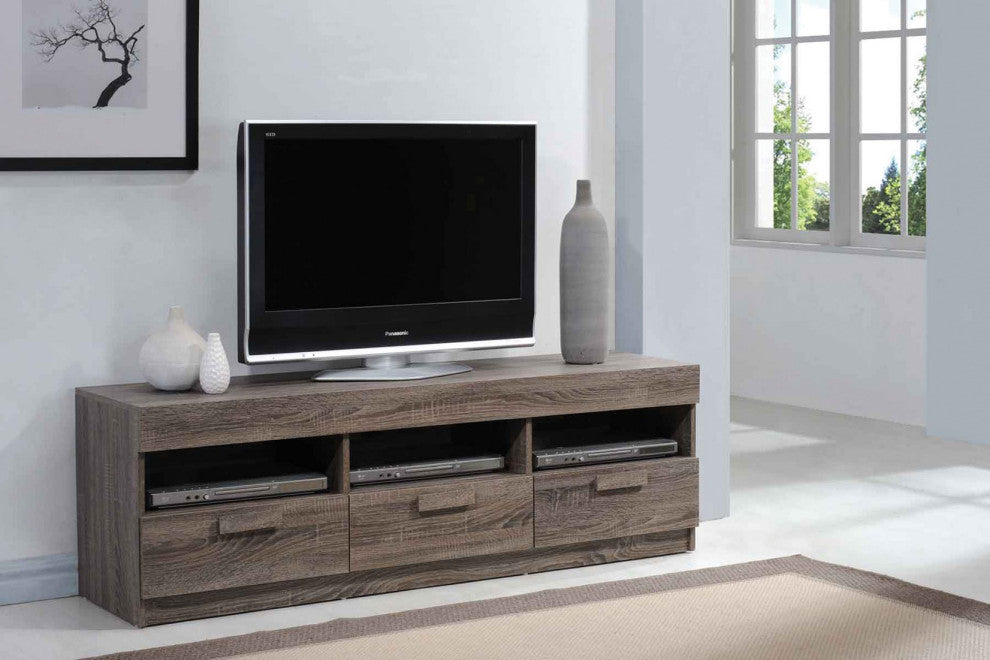  Rustic Oak Mdf Tv Stand By Homeroots 