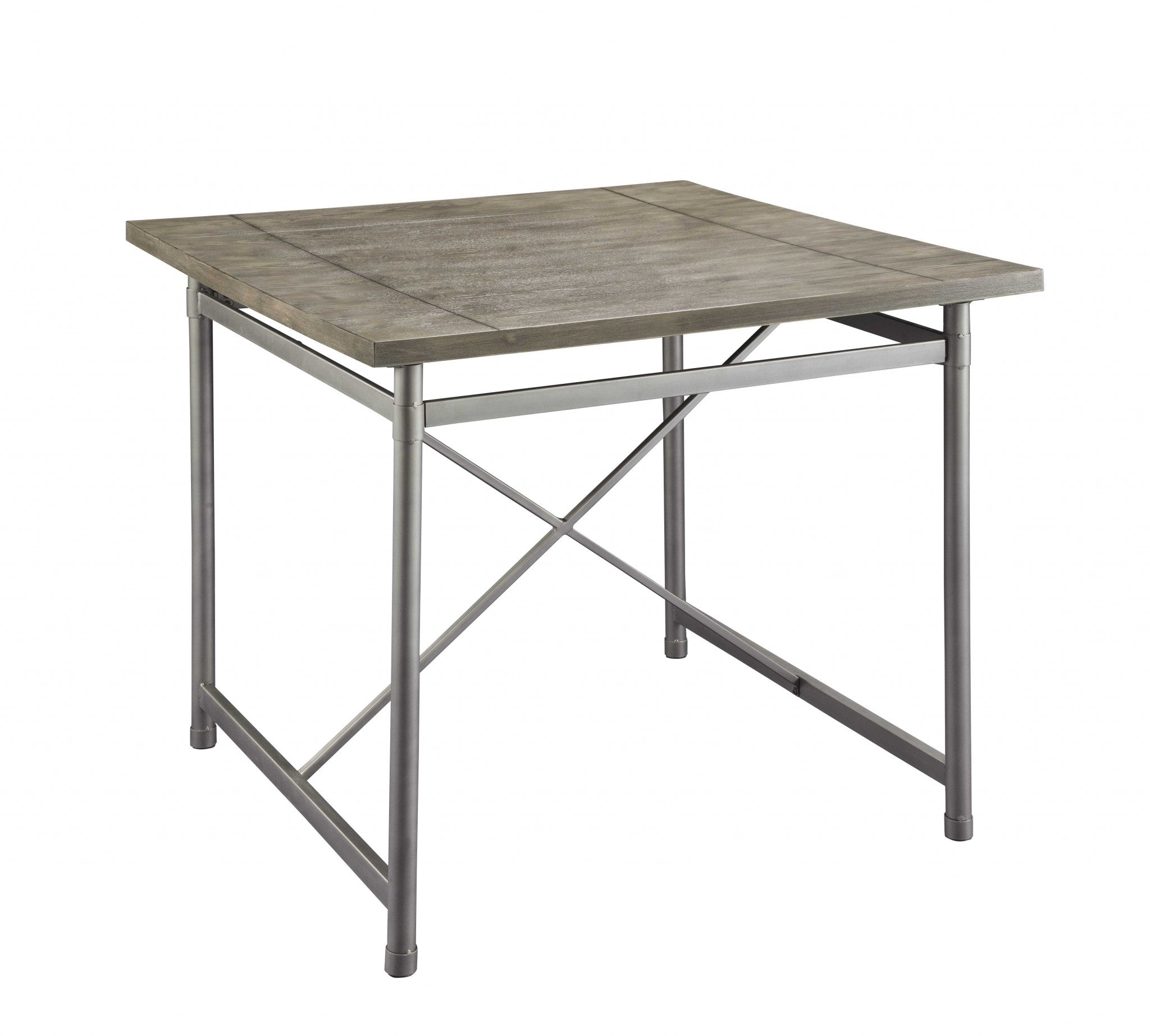  Gray Oak And Sandy Gray Counter Height Table By Homeroots 