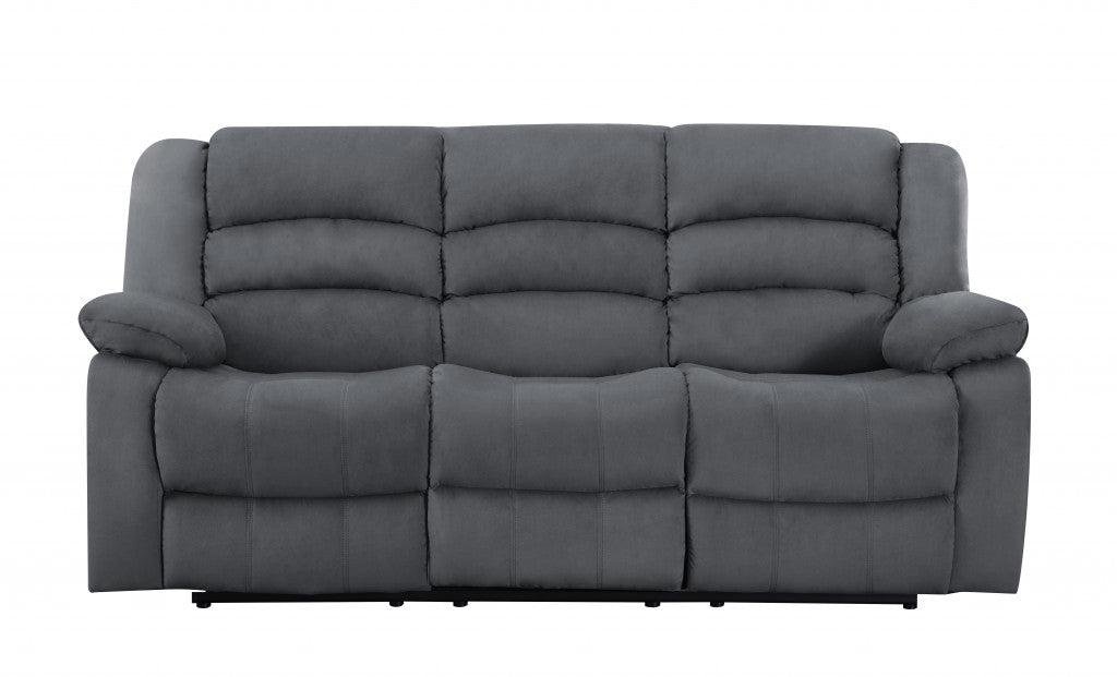  40" Contemporary Grey Fabric Sofa By Homeroots 