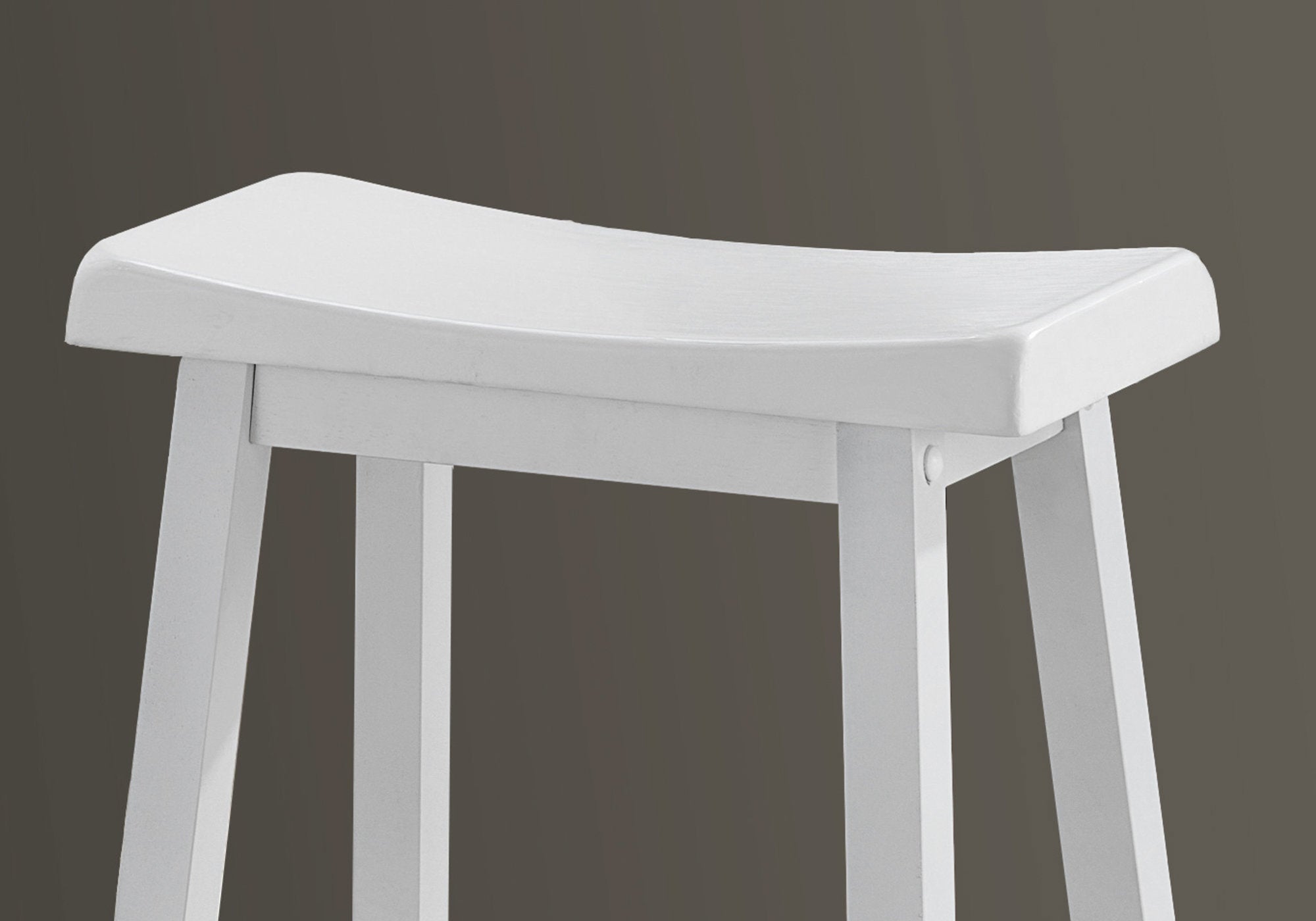  White Solid Wood Mdf Barstool By Homeroots 