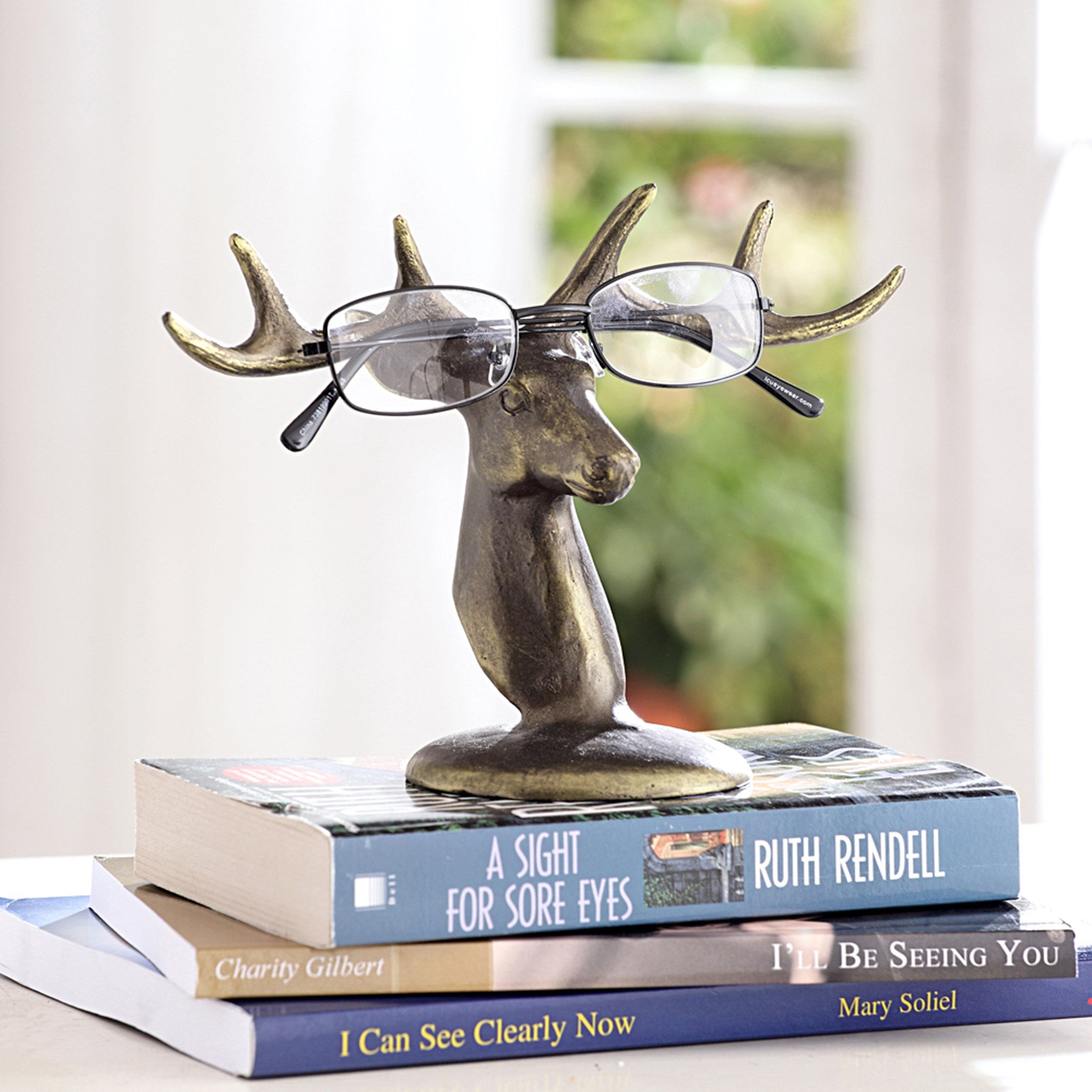 Deer Bust Eyeglass Stand By SPI Home