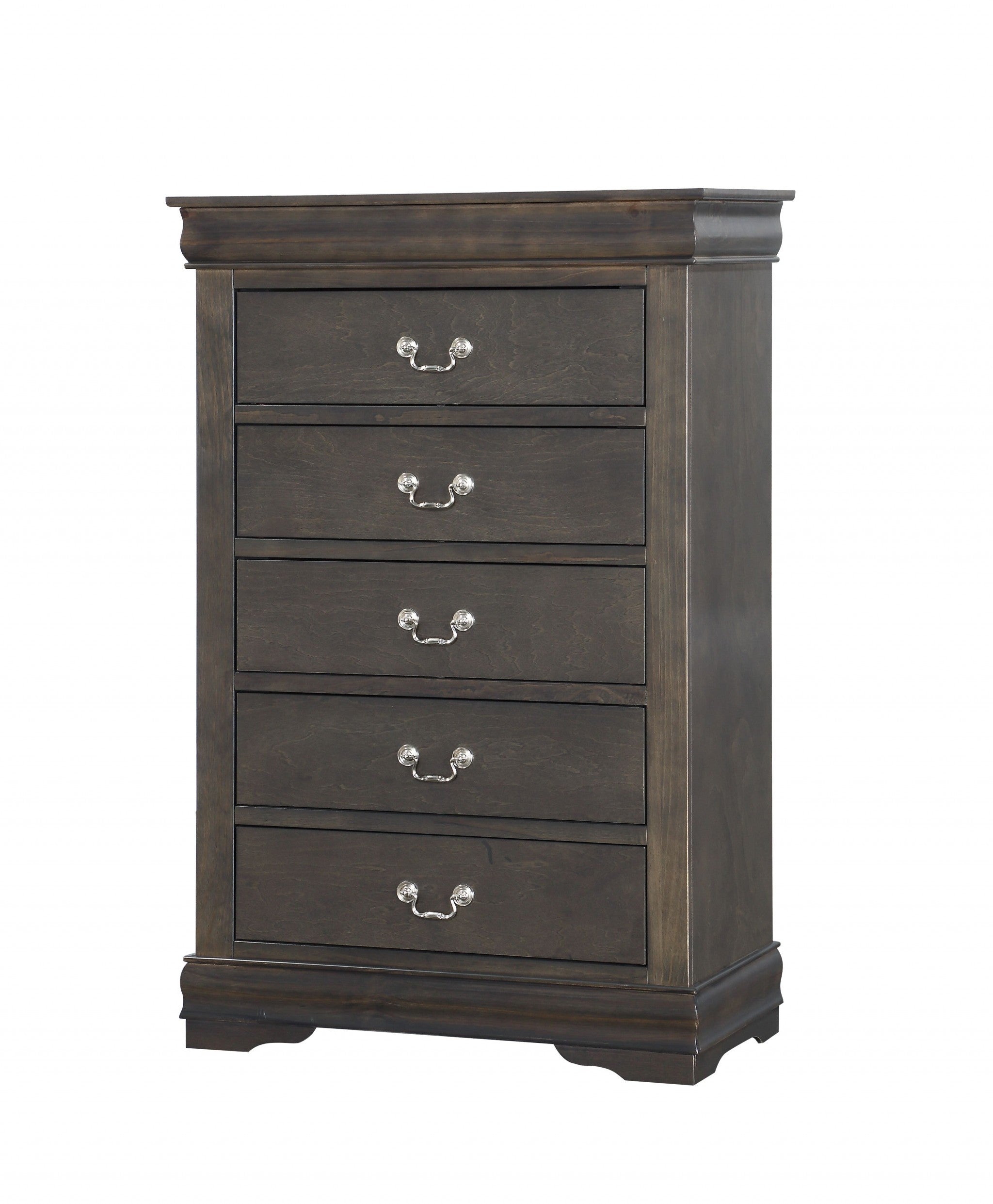  Dark Gray Wood Chest By Homeroots 