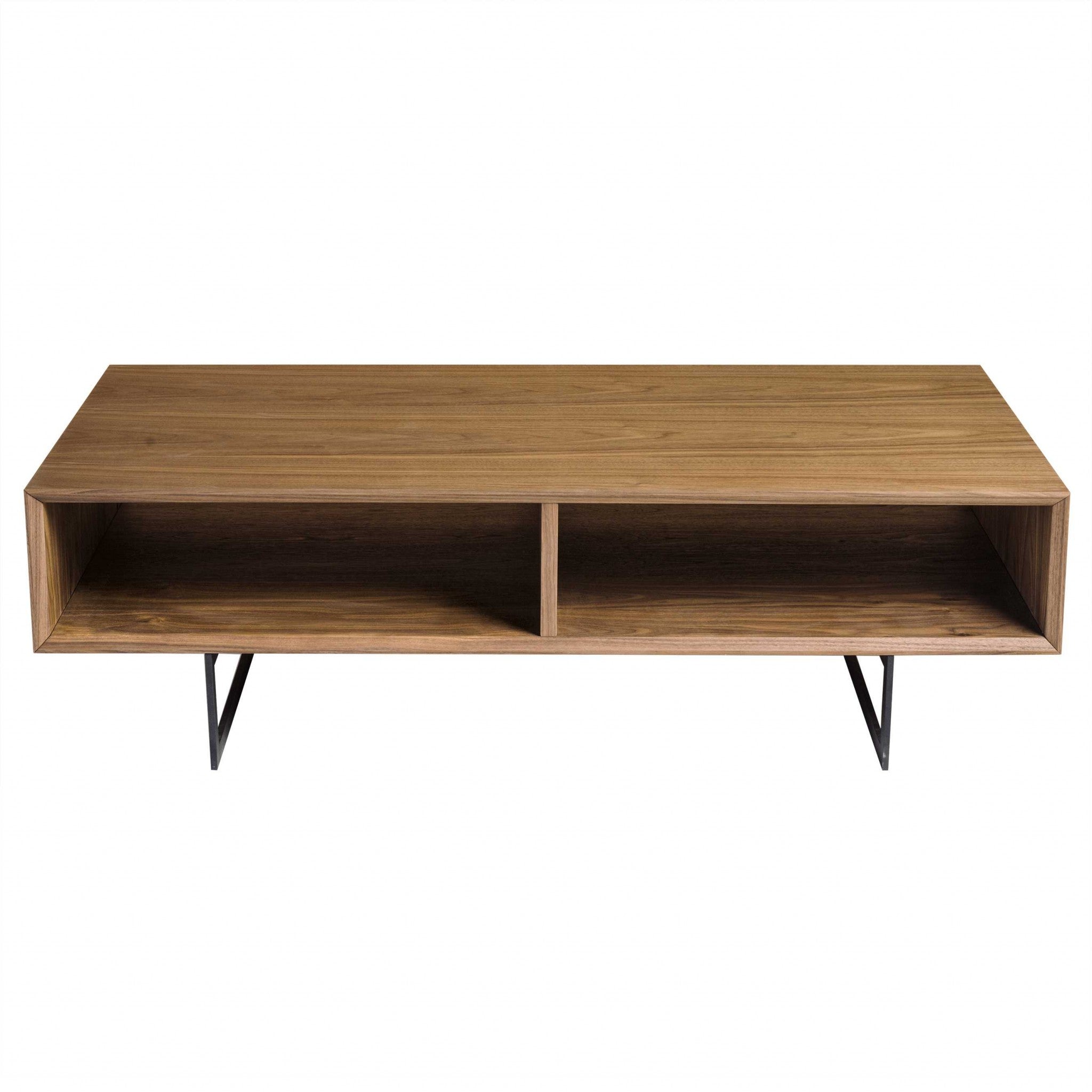  American Walnut Veneer Over MDF Coffee Table By Homeroots 