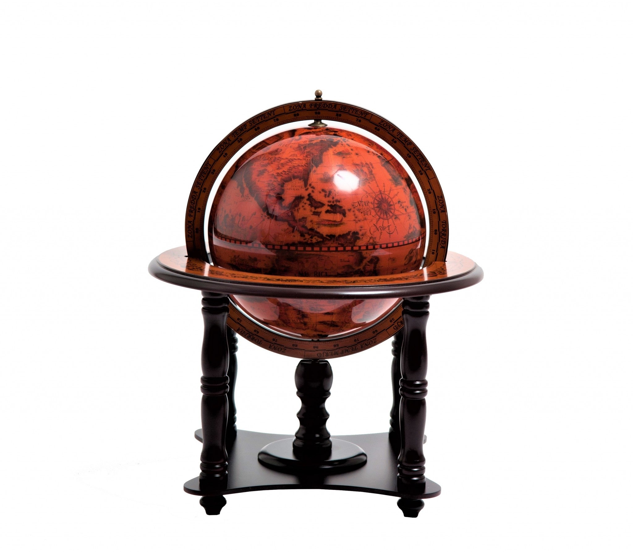  Vintage Look Desk Top Globe By Homeroots 