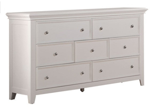  White Wood Dresser By Homeroots 