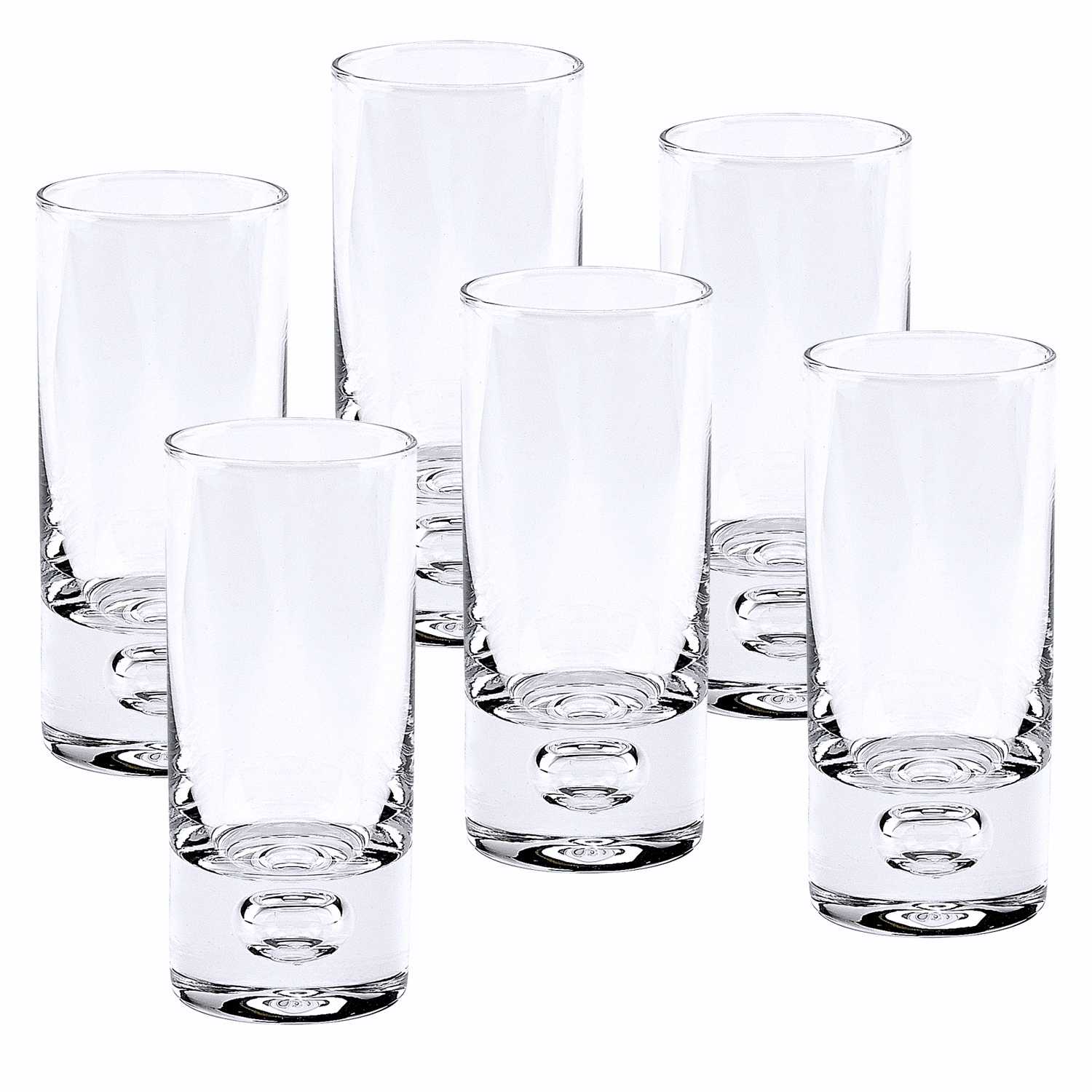  Mouth Blown Crystal 6 Pc Shot Or Vodka Glass Set 3 Oz By Homeroots 