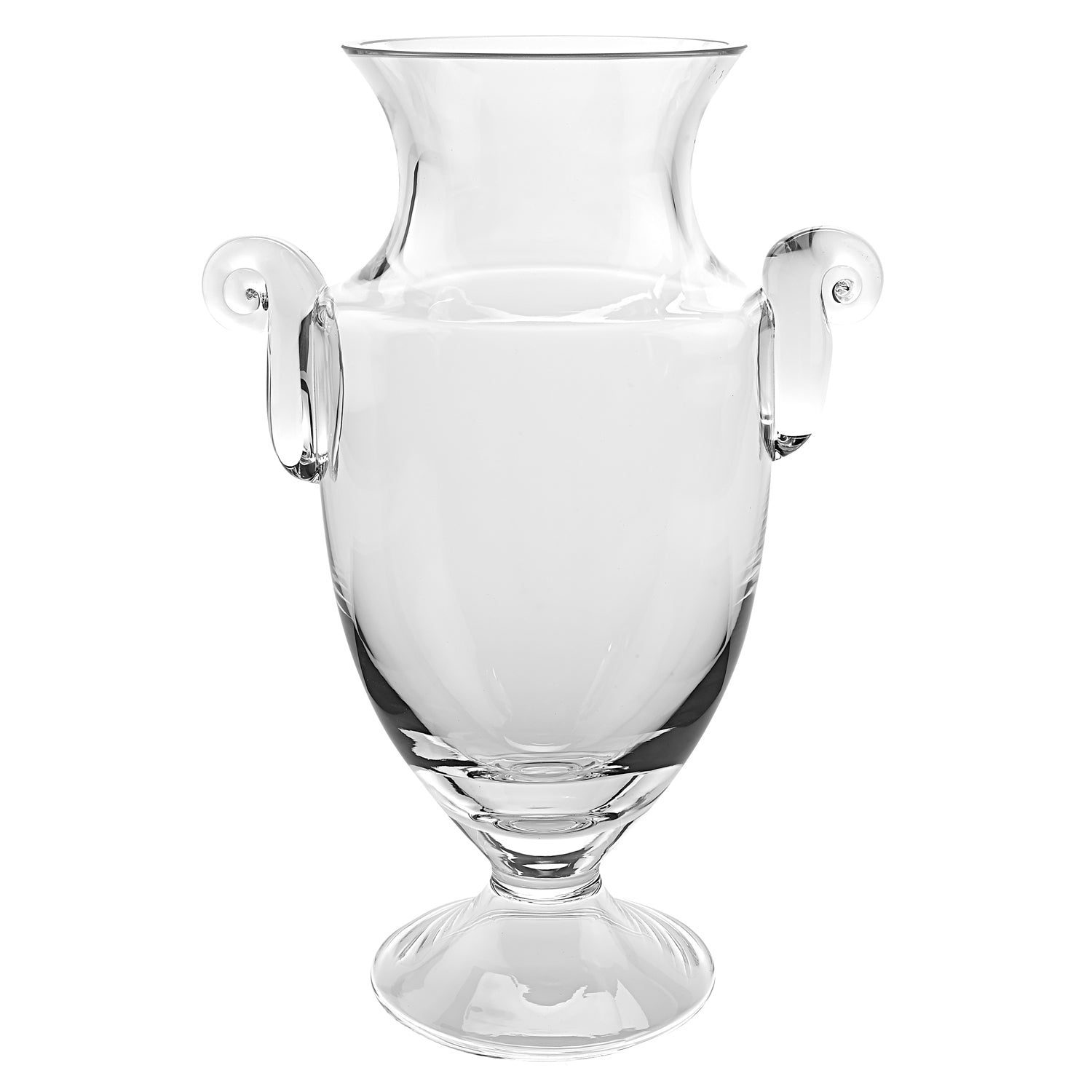  12 Mouth Blown Crystal European Made Trophy Vase By Homeroots 