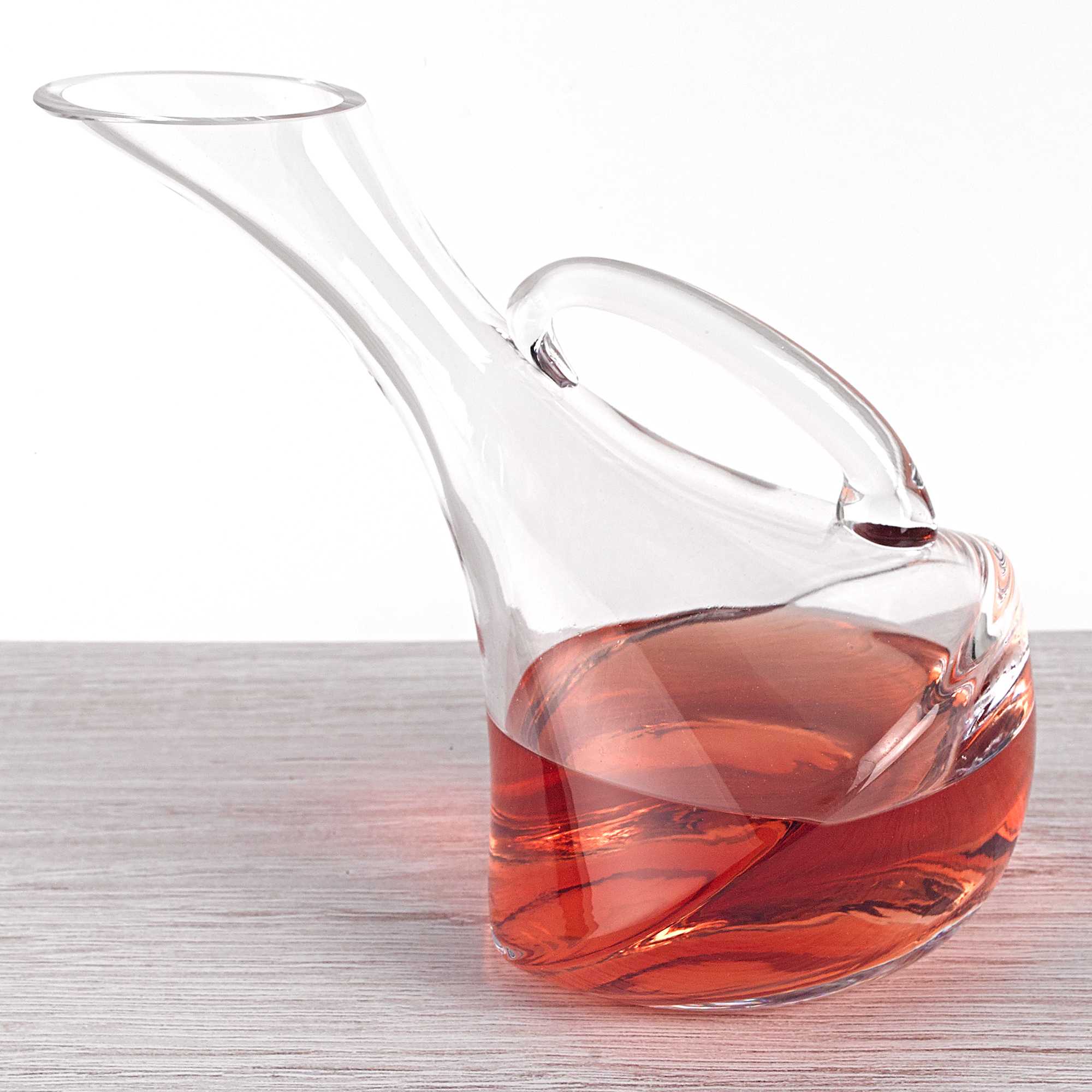  Mouth Blown Glass Wine Carafe 32 Oz By Homeroots 