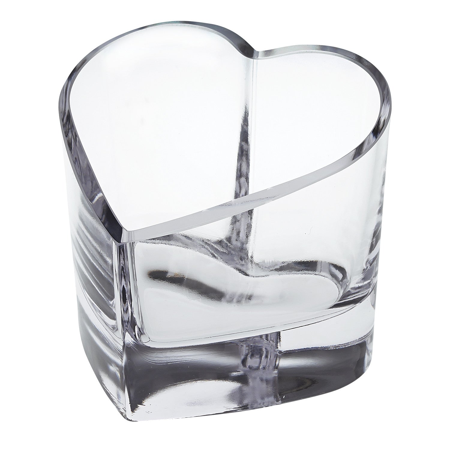  Mouth Blown European Crystal Heart Bowl Or Votive By Homeroots 