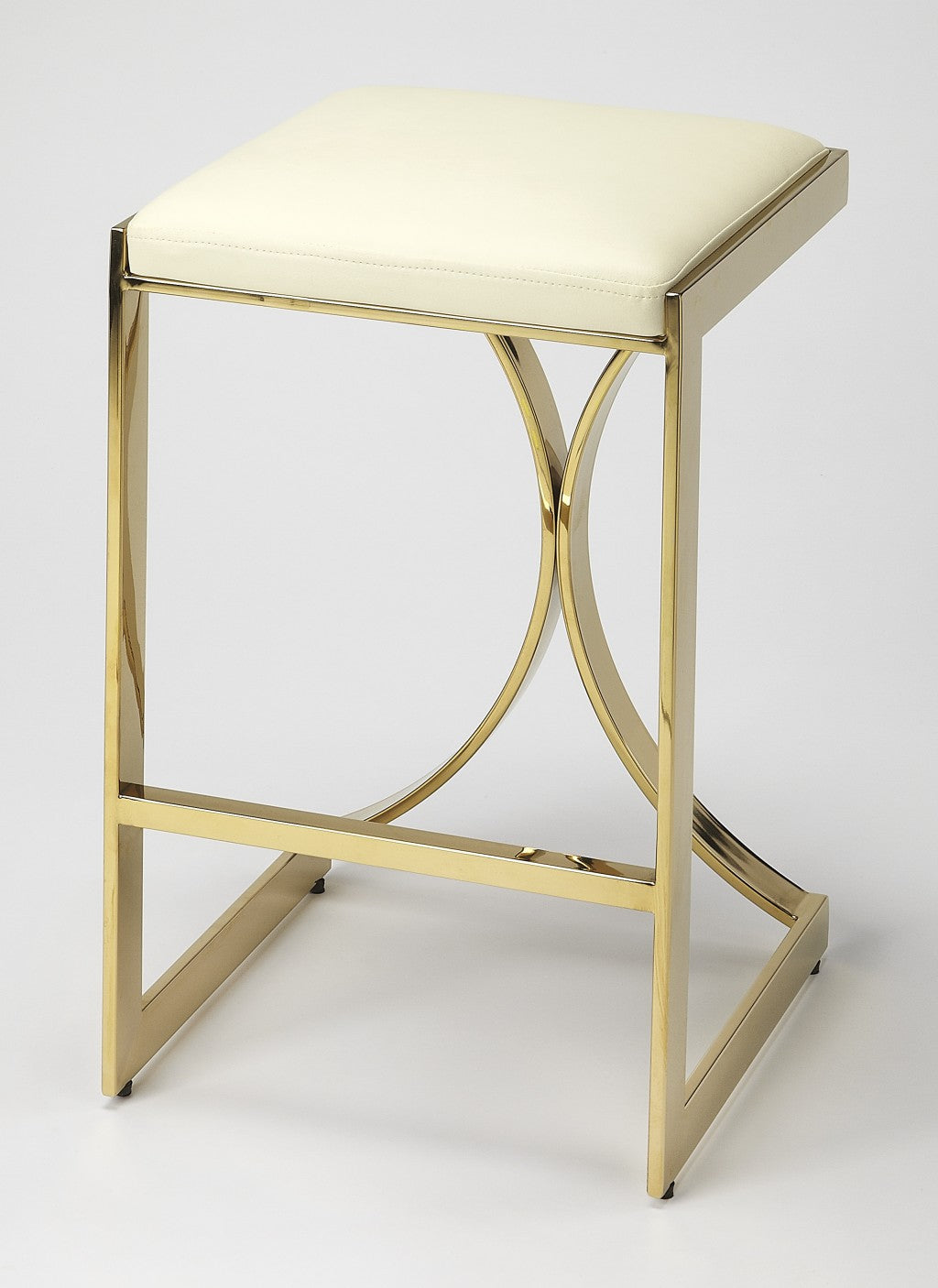  Gold Plated Counter Stool By Homeroots 