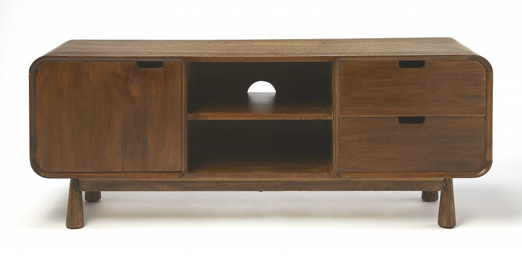  Drayton Modern Wood Entertainment Console By Homeroots 