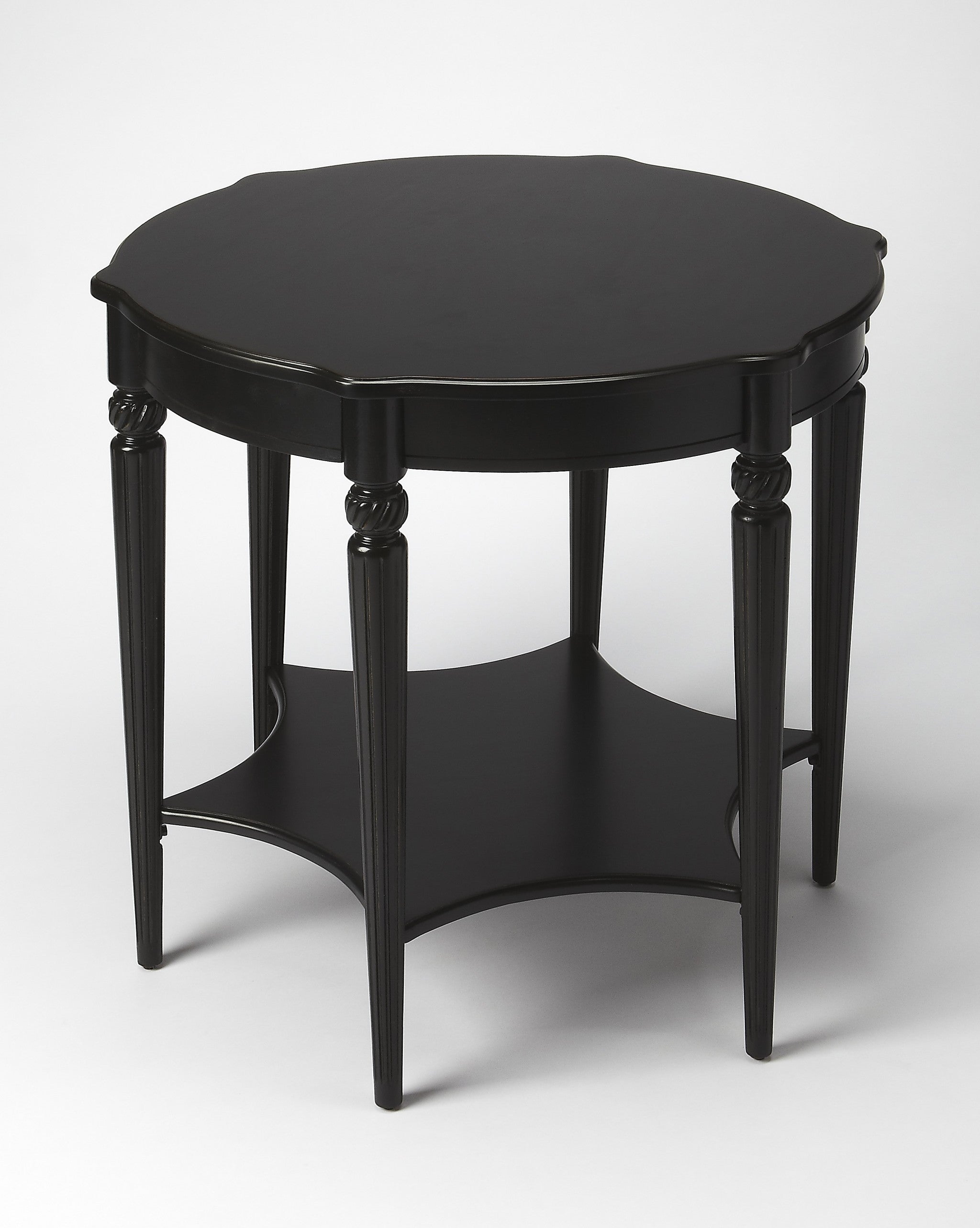  Black Licorice Accent Table By Homeroots 