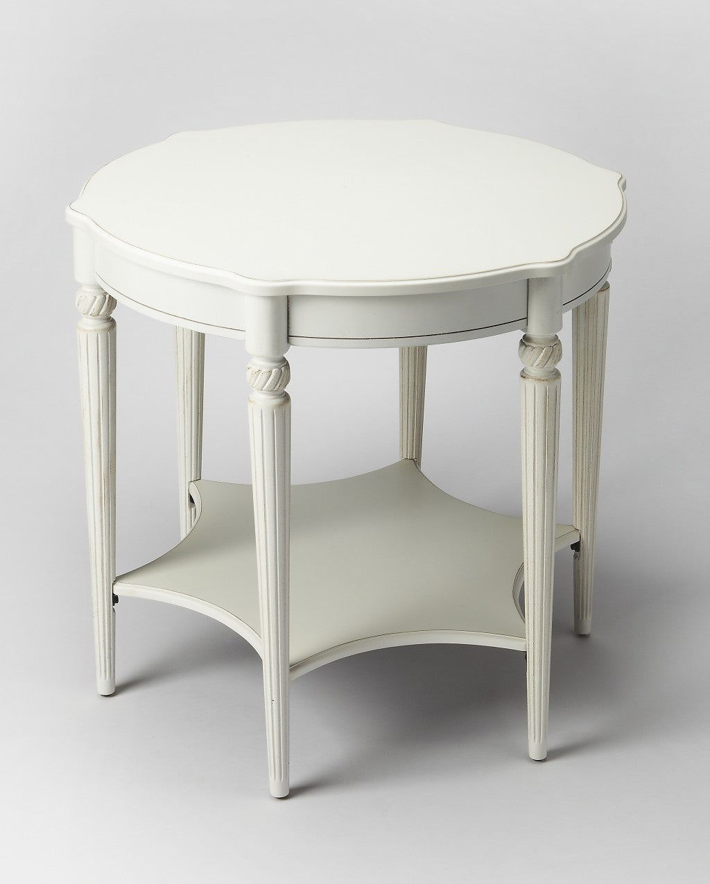  Cottage White Accent Table By Homeroots 