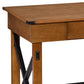 Natural Brown Adjustable Height Desk By Homeroots | Desks | Modishstore - 6