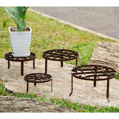 Round Nested Plant Stands S/4 By SPI Home