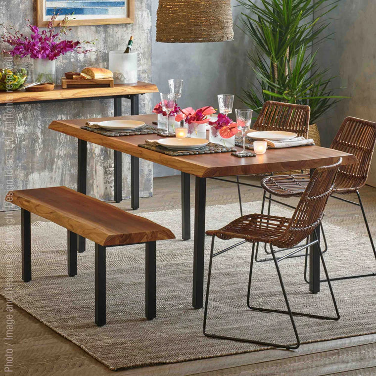  Takara Live Edge Dining Table By Texture Designideas 