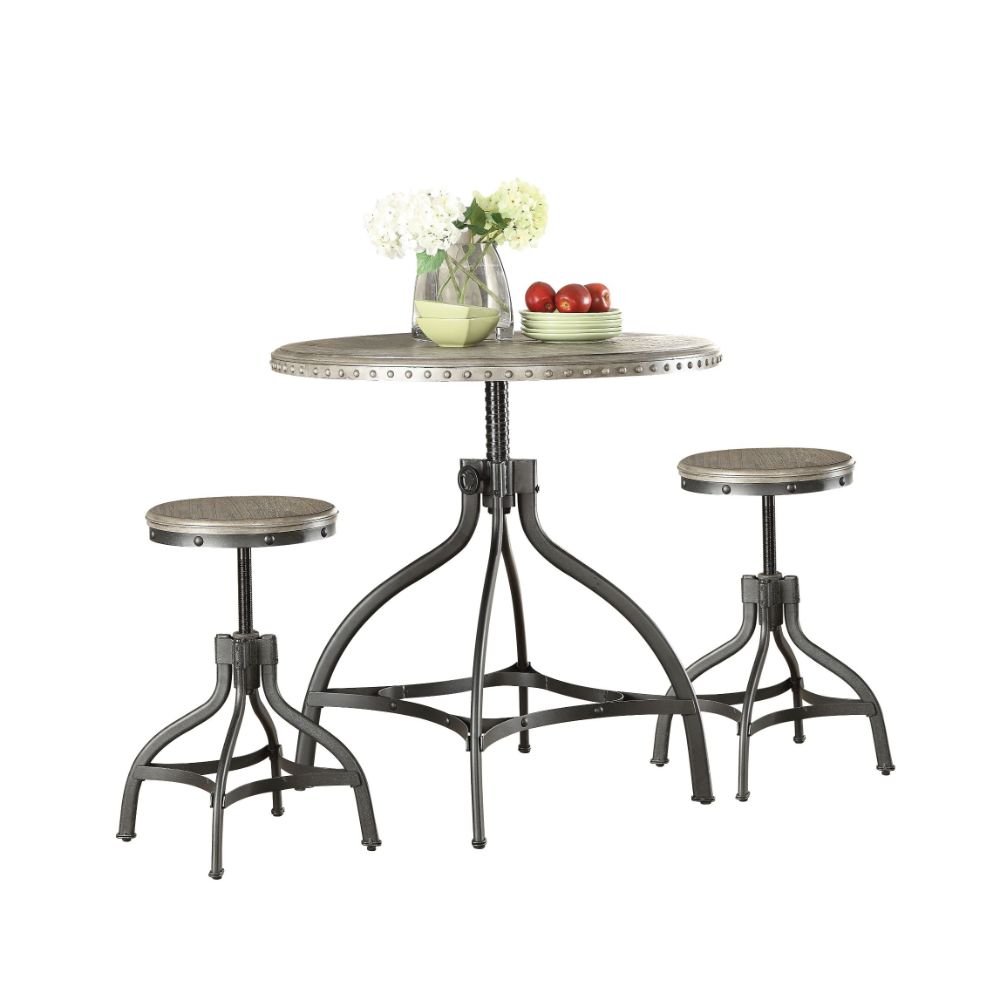  Fatima Counter Height Set By Acme Furniture 