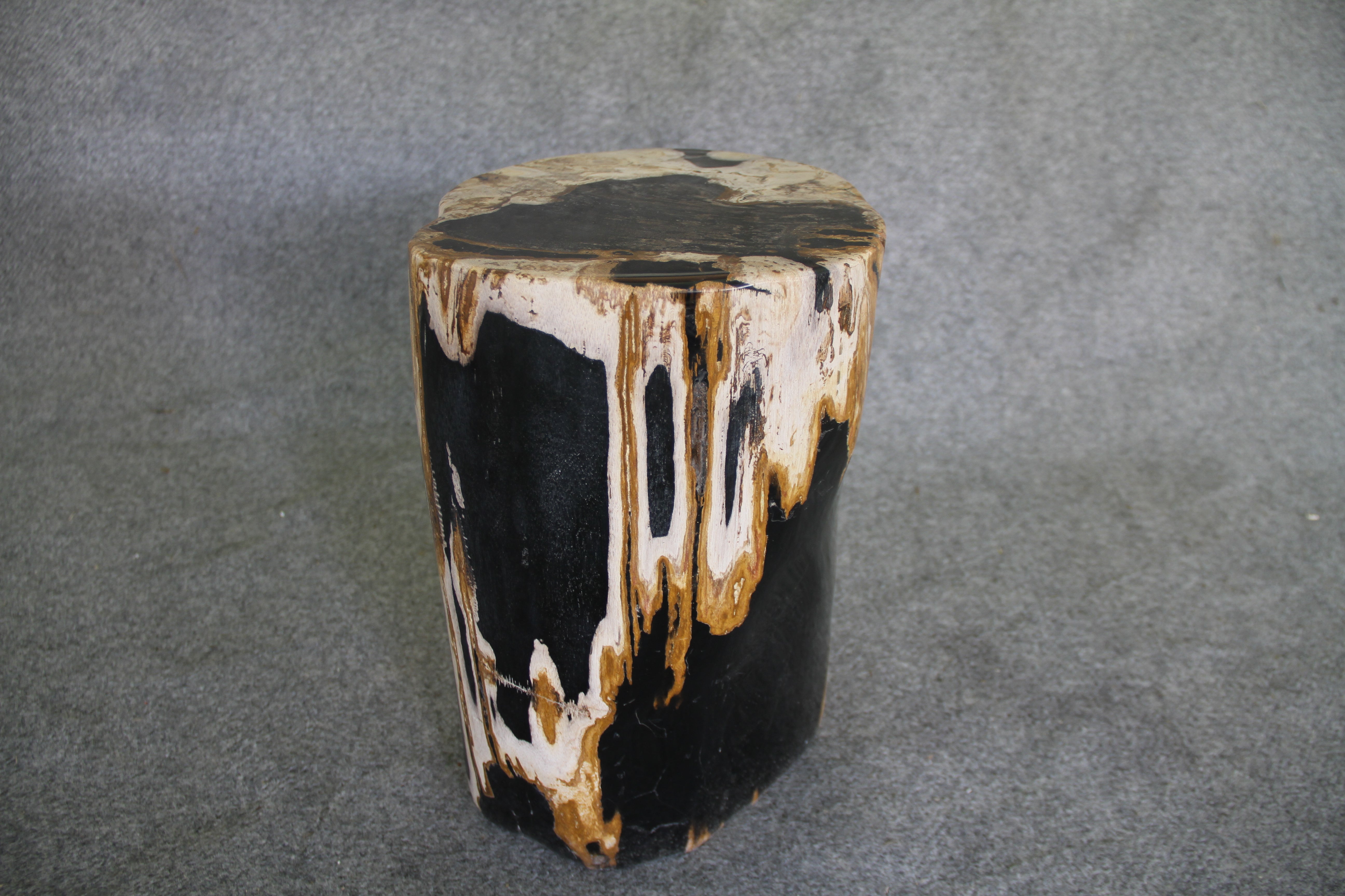  Petrified Wood Log Stool 16in (h) x 12in x 10in - 930.22 