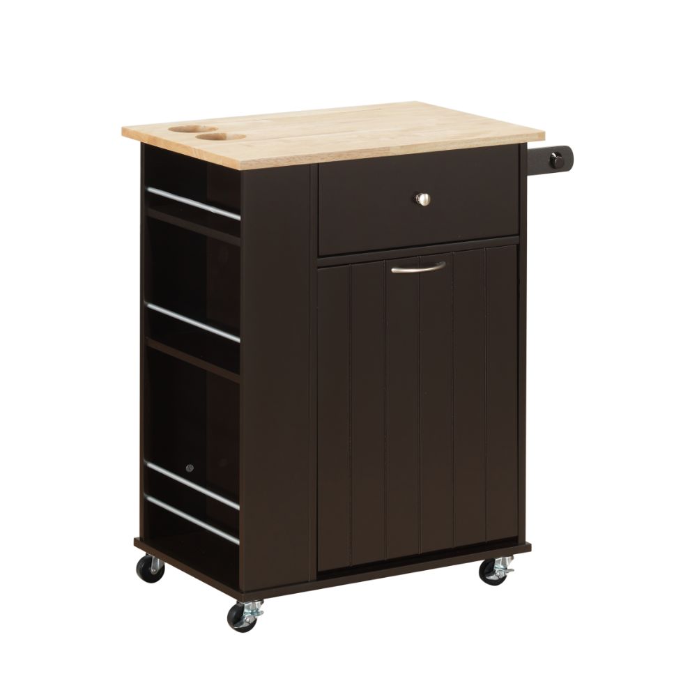  Zina Kitchen Cart By Acme Furniture 