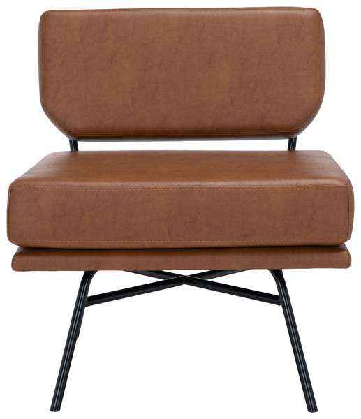  Safavieh Kermit Accent Chair - Cognac 