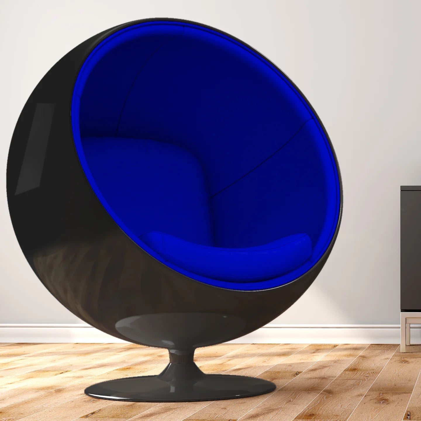  Ball Chair Black Shell By World Modern Design 