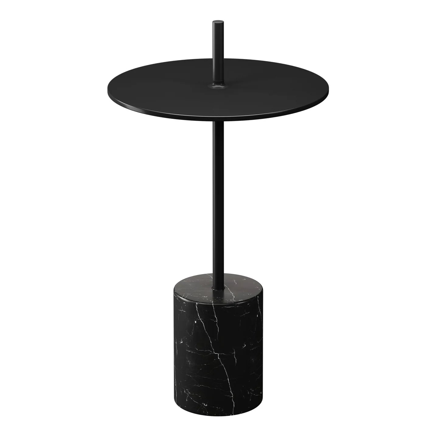  Poke Side Table With Handle, Black By World Modern Design 