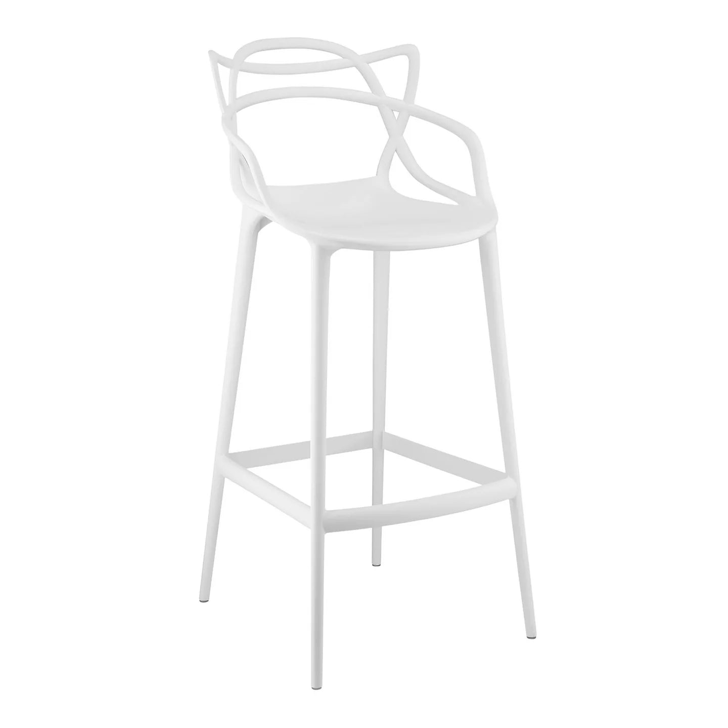  Monte Bar Stool, White By World Modern Design 