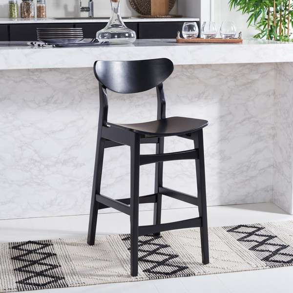  Safavieh Thaxton Counter Stool - Black 