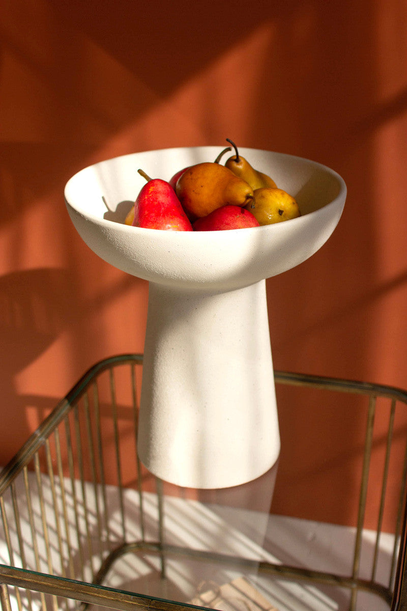  Ceramic Compote - Tall By Kalalou 