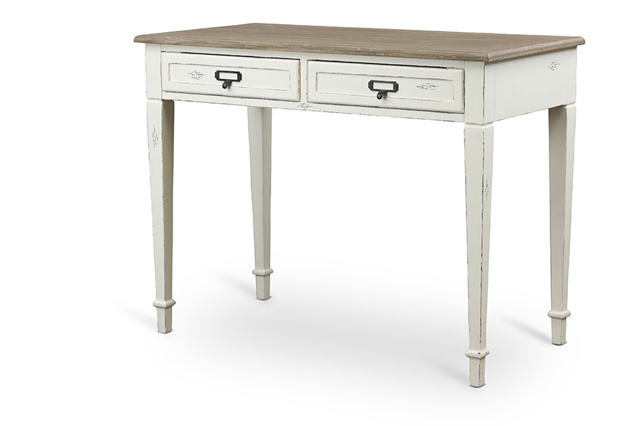 Baxton Studio Anjou Traditional French Accent Writing Desk White