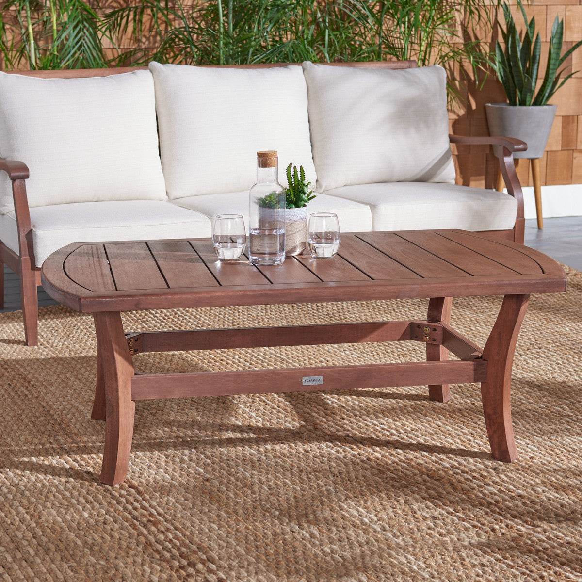  Safavieh Payden Outdoor Coffeee Table 