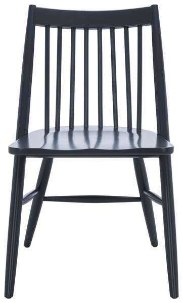  Safavieh Wren 19"H Spindle Dining Chair Set Of 2 - Dark Gray 