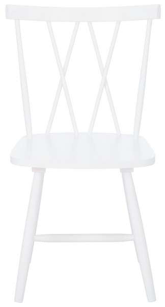  Safavieh Tayten Spindle Back Dining Chair Set Of 2 - White 