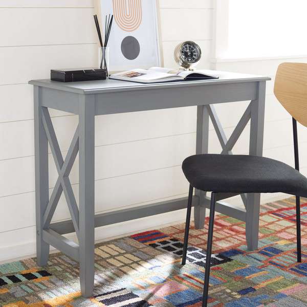  Safavieh Kaytee Desk - Distressed Gray 