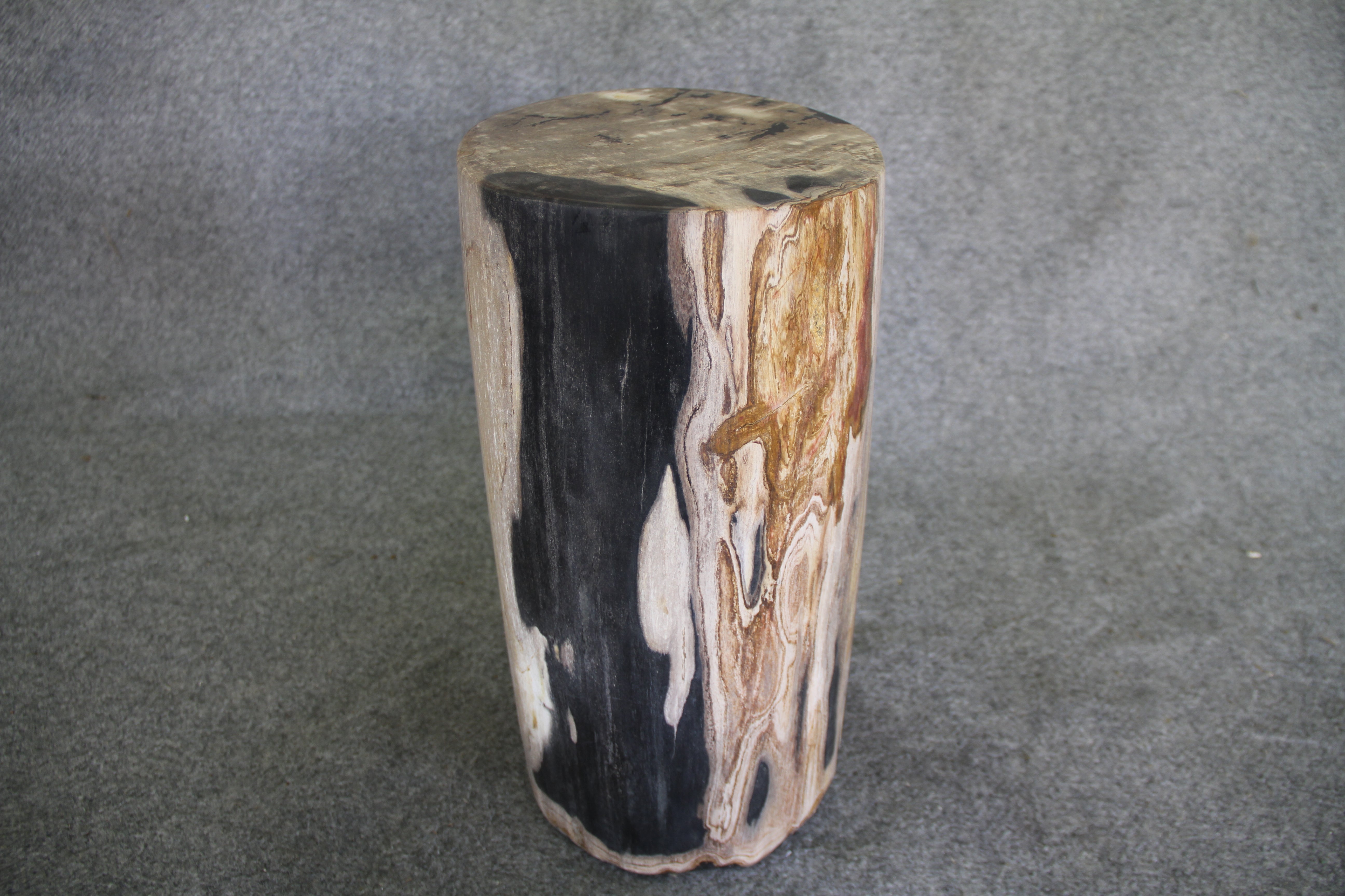  Petrified Wood Log Stool 18in (h)x 11in x 11in - DV.1.113 