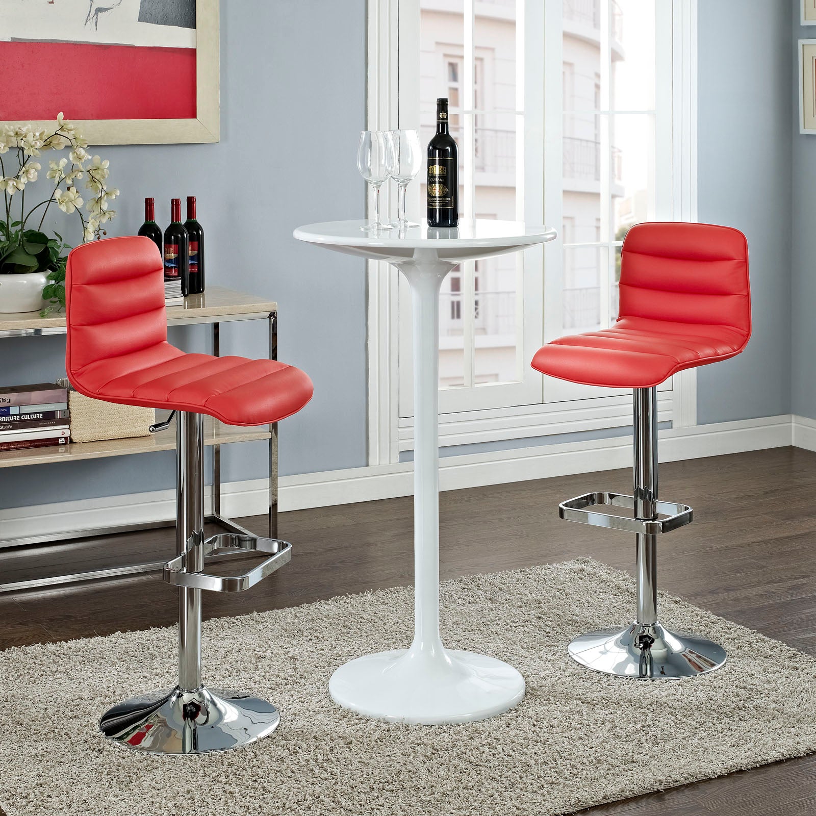  Ripple Bar Stool Set of 2 By Modway - EEI-2011 