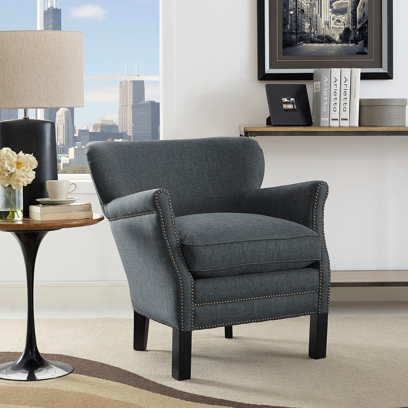  Key Upholstered Fabric Armchair By Modway - EEI-2152 