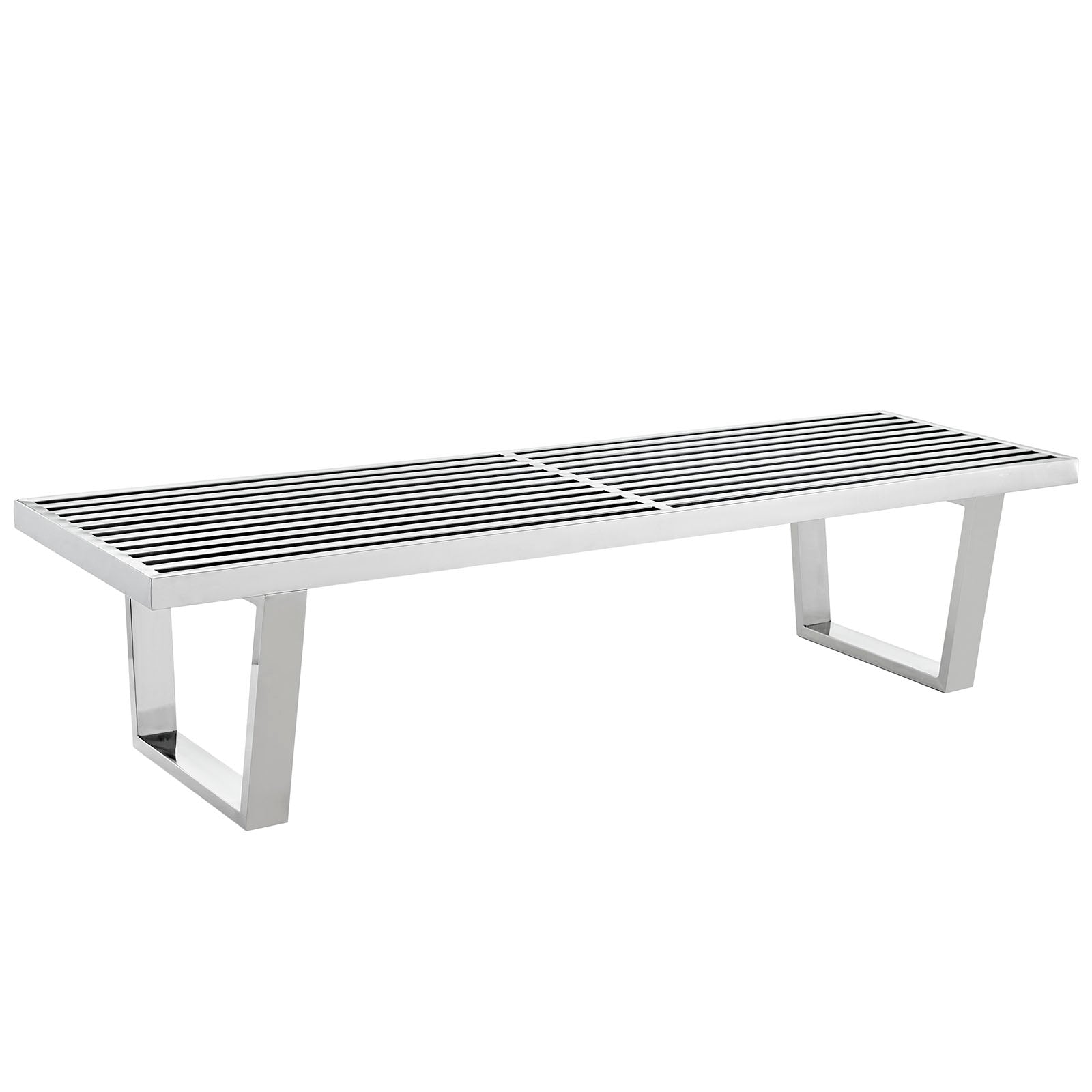  Sauna 5' Stainless Steel Bench By Modway - EEI-246 