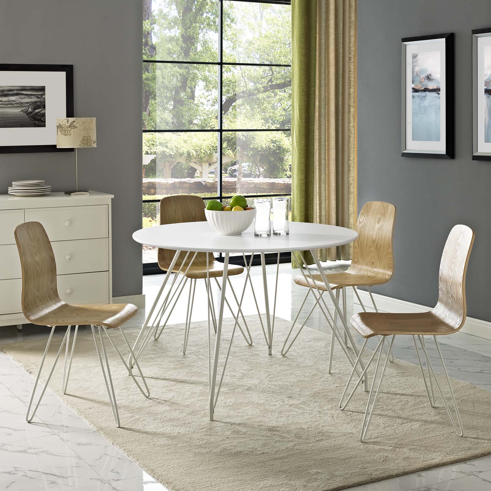 Modway Satellite Circular Dining Table Eei 2673 Modish Store