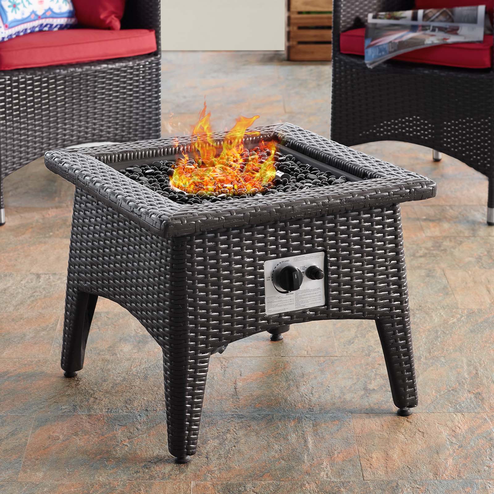  Vivacity Outdoor Patio Fire Pit Table By Modway - EEI-2990 