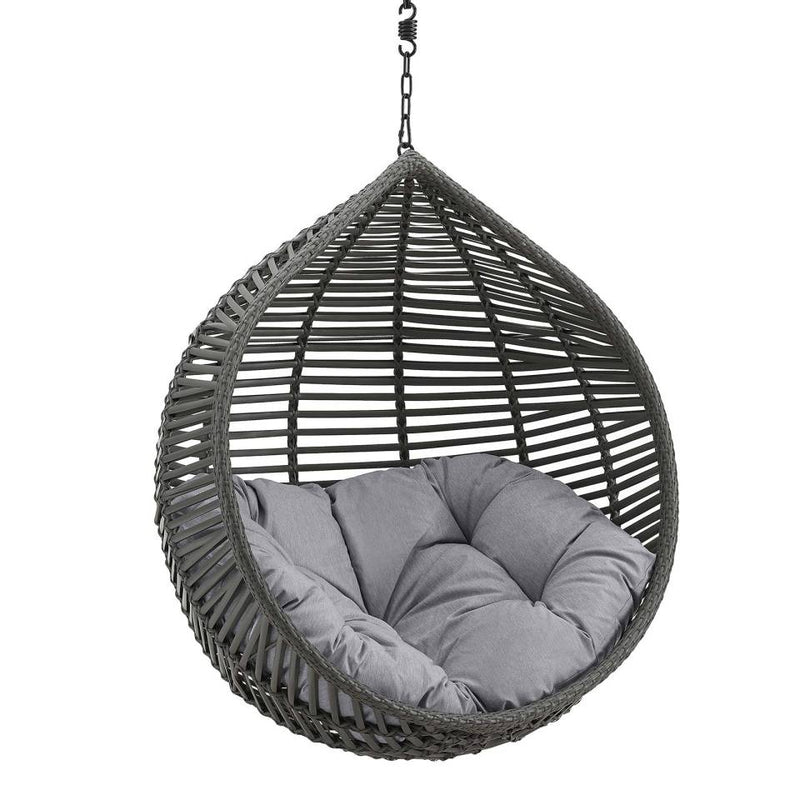 Modway Garner Teardrop Outdoor Patio Swing Chair Without Stand