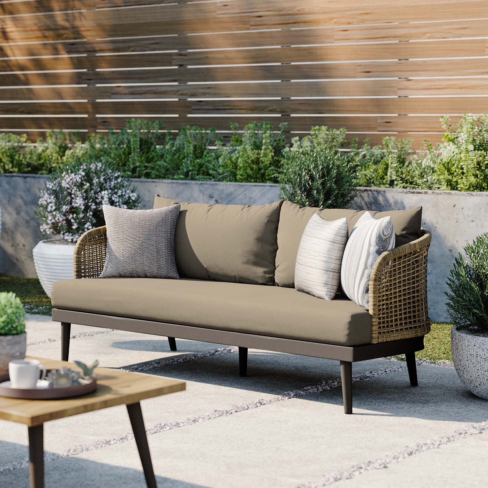  Meadow Outdoor Patio Sofa By Modway - EEI-4989 