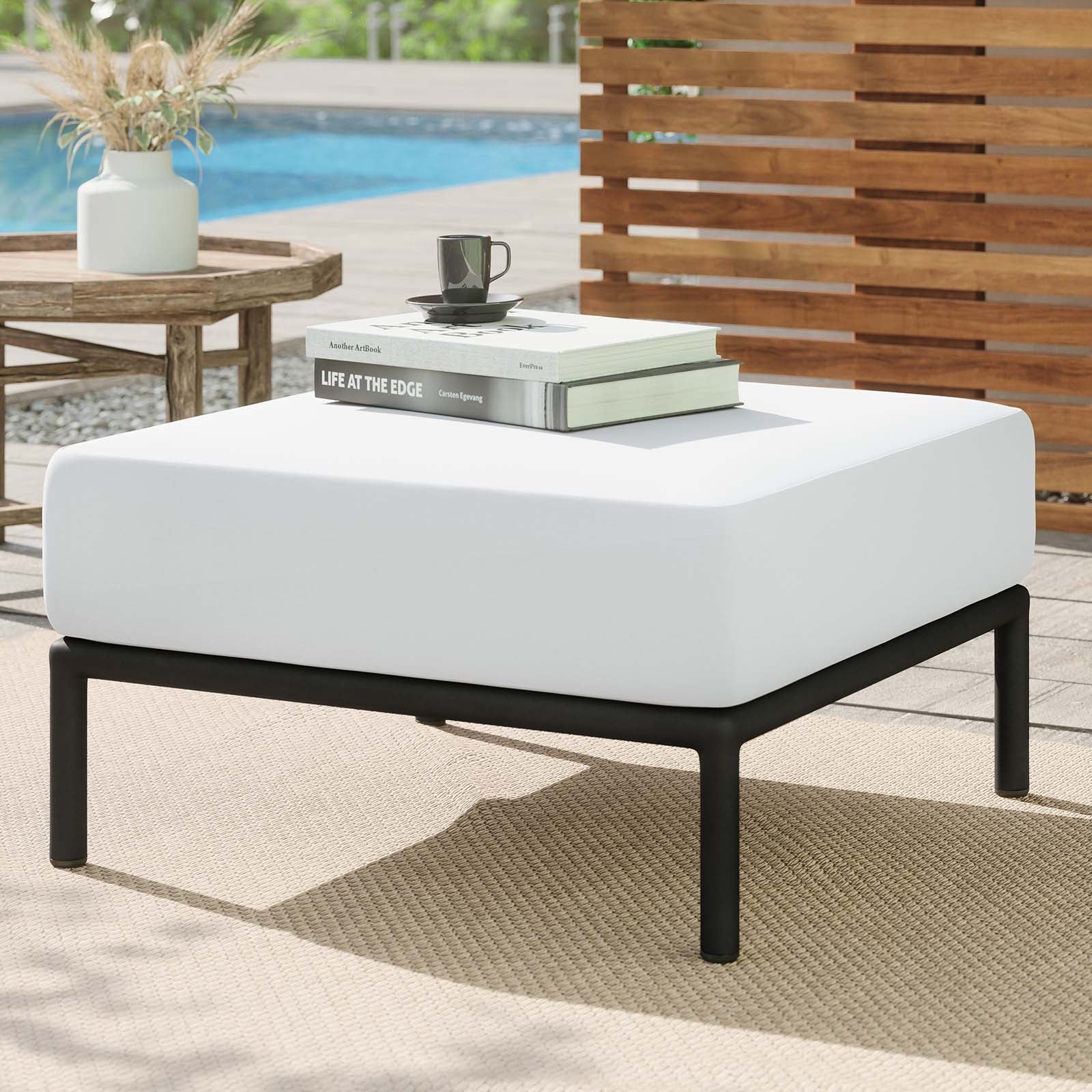  Hanalei Outdoor Patio Ottoman By Modway - EEI-5029 