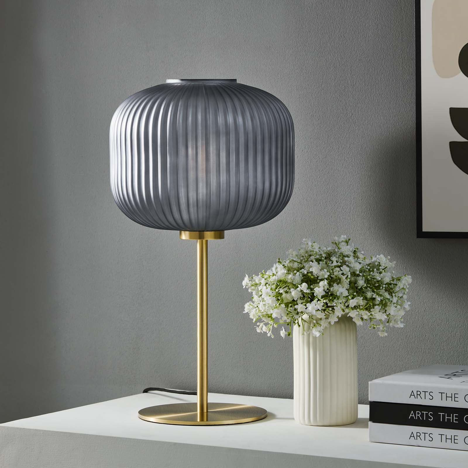  Reprise Glass Sphere Glass and Metal Table Lamp By Modway - EEI-5622 